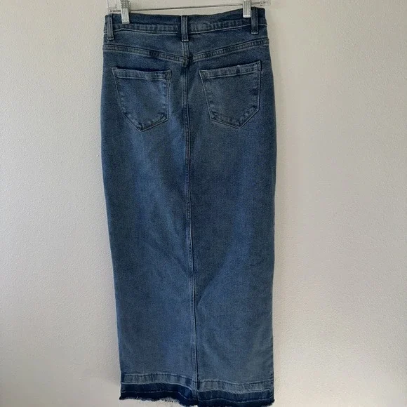 kensie jeans vintage luxe Denim‎ Skirt - Picture 6 of 9